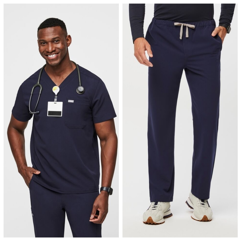 Figs Scrub Set Pisco Pants and Leon Shirt